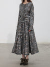Mutedance 25 Autumn/Winter Round Neck Top Skirt Plant Dye Highly Handmade MD-MD25FW69-garden (MD25FW65)